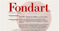 Desktop Screenshot of fondartsnc.com